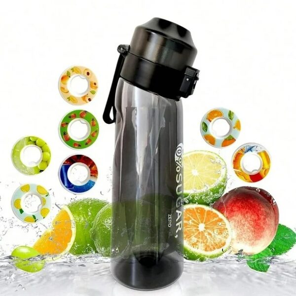 Water Bottle with 7 fruit pods